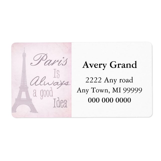 Paris Is Always A Good Idea (Front)