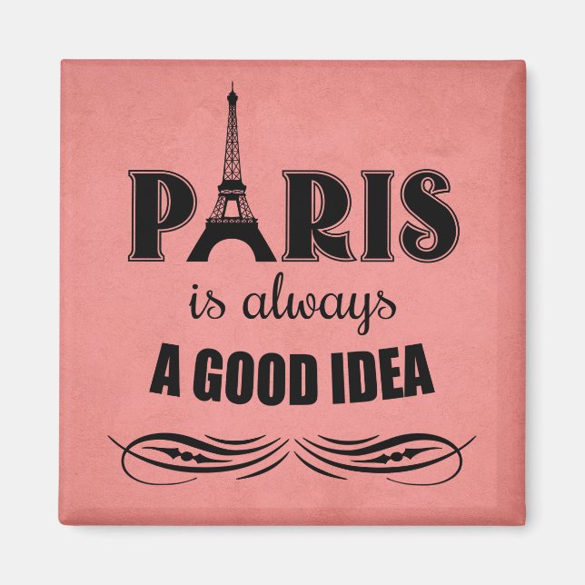 Paris is always a good idea magnet (Front)