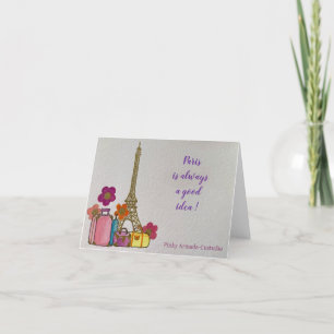 Paris is always a good idea note card