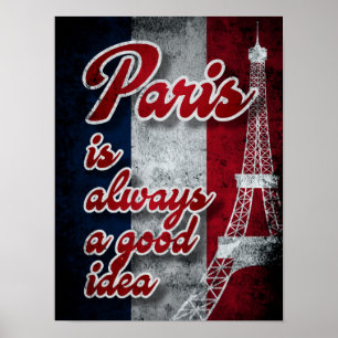 Paris Is Always A Good Idea Poster