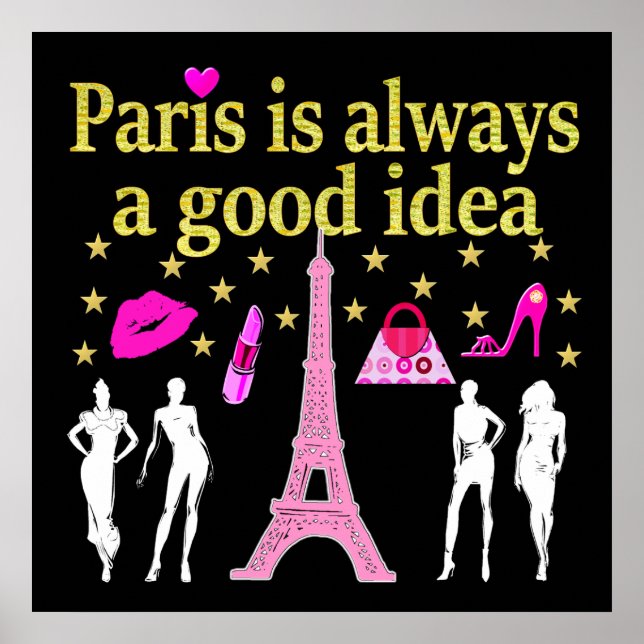PARIS IS ALWAYS A GOOD IDEA POSTER (Front)