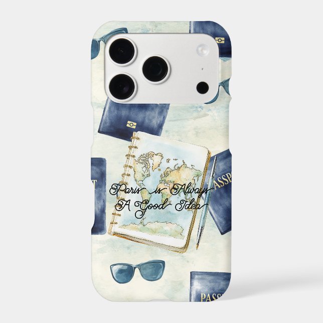 Paris is Always A Good Idea Travel Notebook (Back)