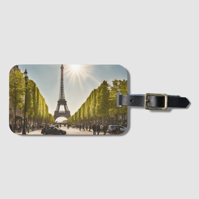 Paris (isParis6) Luggage Tag (Front Horizontal)