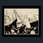 "Paris Jazz" ca. 1925 Art Deco Poster<br><div class="desc">1925' Paris Jazz,  Art Deco,  print from Paul Colin portfolio for Le Tumulte Noir featuring Josephine Baker.</div>