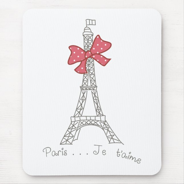 Paris...Je t'aime Mouse Pad (Front)