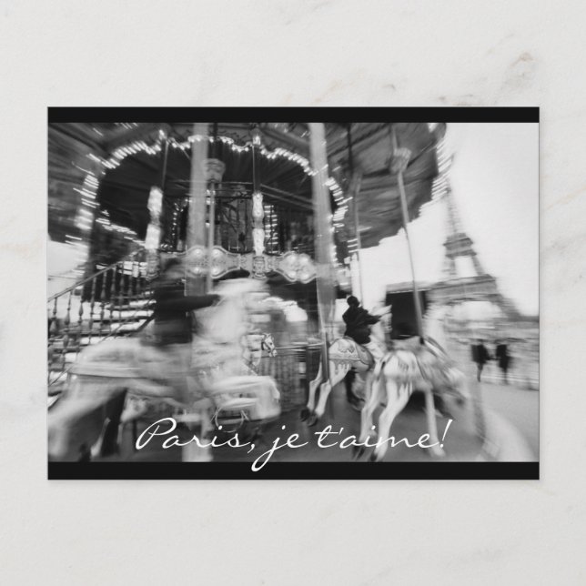 Paris, je t'aime! Postcard (Front)