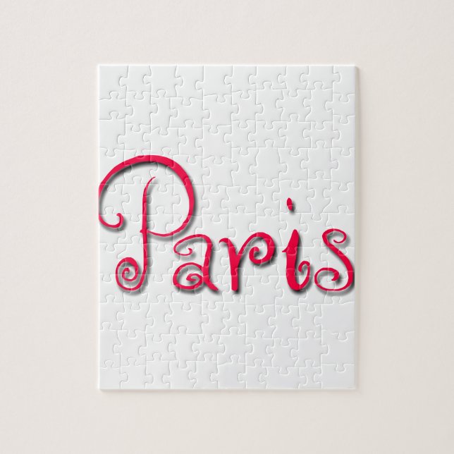 Paris Jigsaw Puzzle (Vertical)