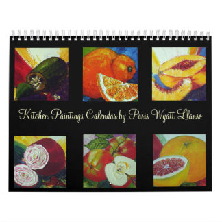Paris' Kitchen Paintings Calendar