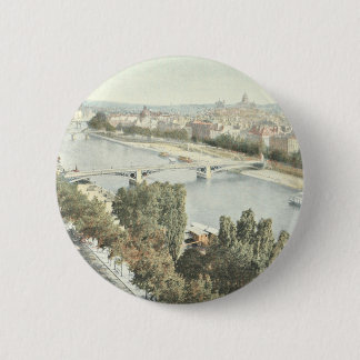 Paris, La Seine 6 Cm Round Badge