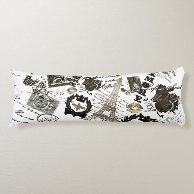 Paris: La Tour Eiffel Body Cushion (Front)