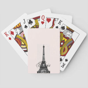 Paris – La Tour Eiffel pastel Eiffelturm Playing Cards