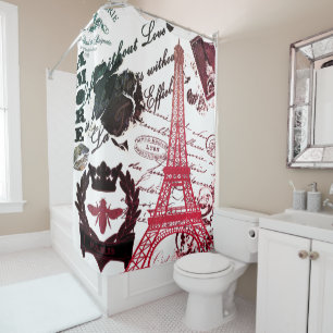 Paris: La Tour Eiffel Shower Curtain