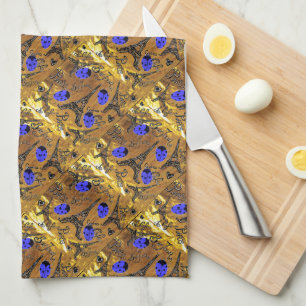 PARIS LADYBUGS TEA TOWEL