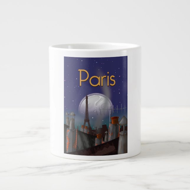 Paris Large Coffee Mug (Front)