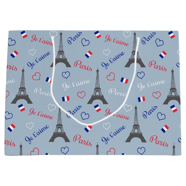 Paris Large Gift Bag (Front)