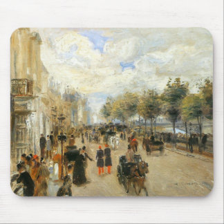 Paris, Le Quai Malaquais, by Renoir Mouse Pad