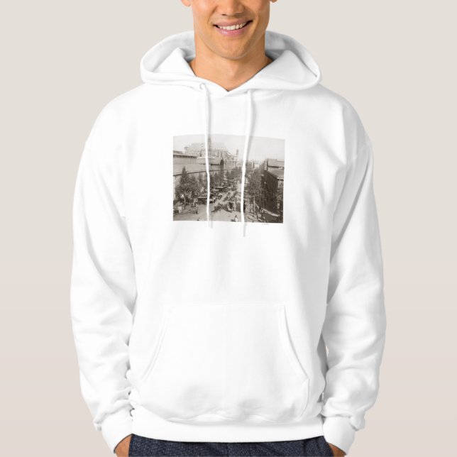 Paris: Les Halles, C1900 Hoodie (Front)