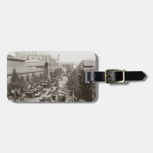 Paris: Les Halles, C1900 Luggage Tag (Front Horizontal)