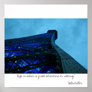 paris "Life is either a great adventure or... Poster