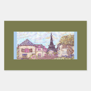 Paris Like Pointillism with Eiffel Tower sticker