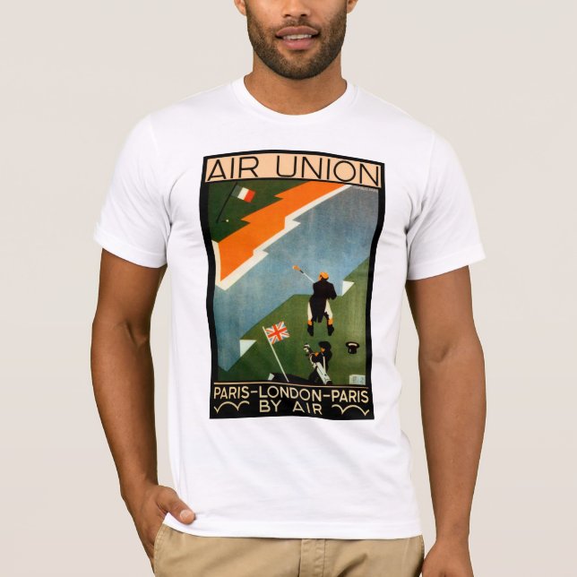 Paris - London - Paris by Air T-Shirt (Front)