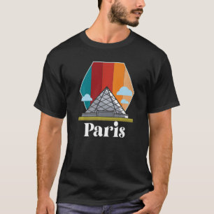 Paris Louvre Museum In France As Tourist T-Shirt