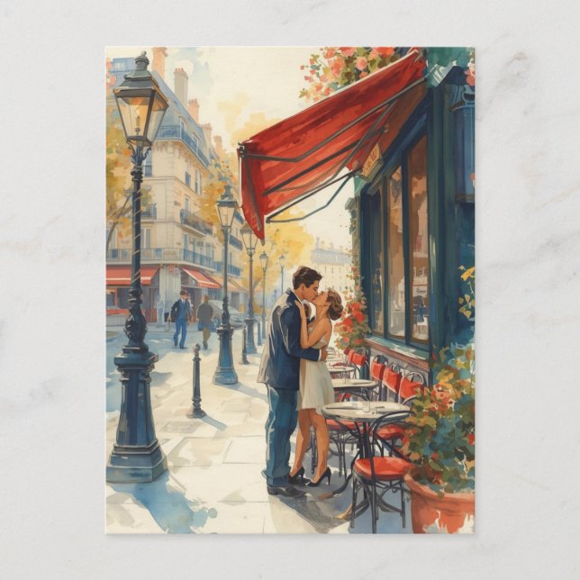 Paris Love Postcard (Front)