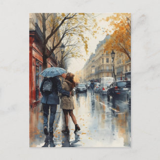 Paris Love Postcard