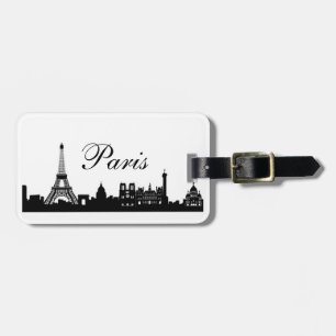 "Paris" Luggage Tag
