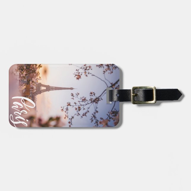 Paris Luggage Tag (Front Horizontal)