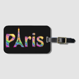 Paris Luggage Tag