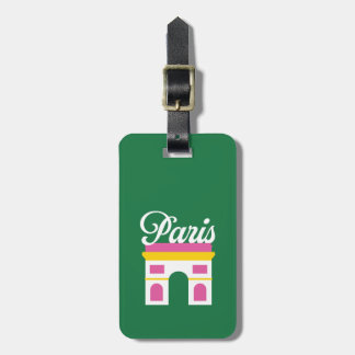 Paris Luggage Tag