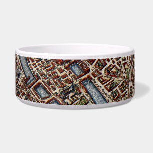 Paris map city old