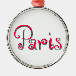Paris Metal Tree Decoration
