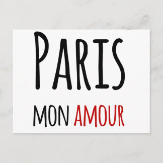 Paris, mon amour postcard