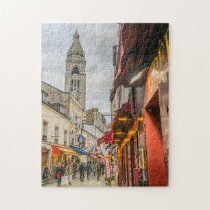Paris Montmartre street puzzle