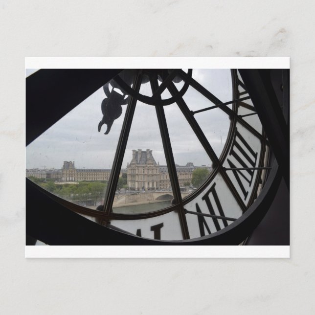 Paris- Musee de Orsay Clock_.jpg Postcard (Front)