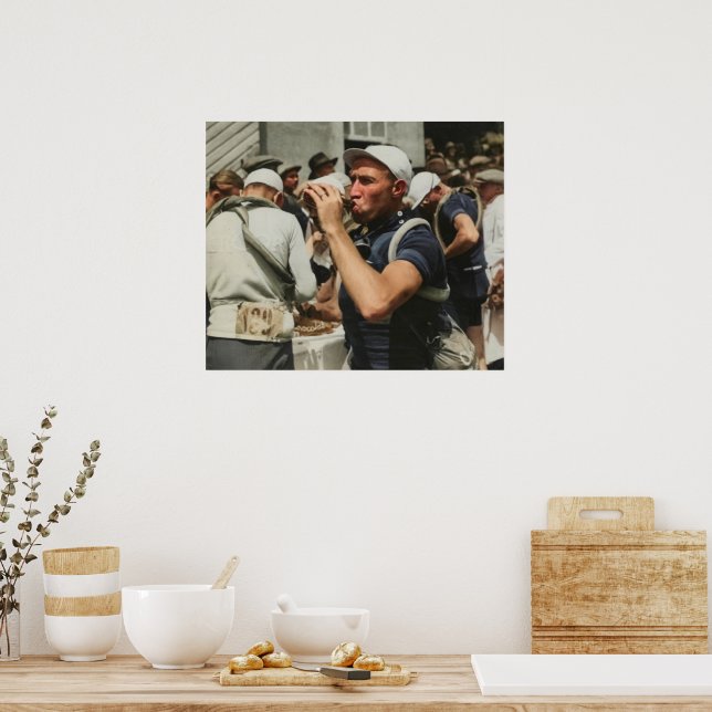 Paris-Nice Inaugural Winner Alphonse Schepers Poster (Kitchen)