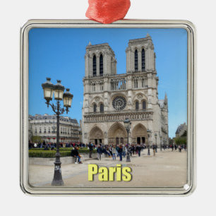 PARIS Notre Dame Metal Tree Decoration
