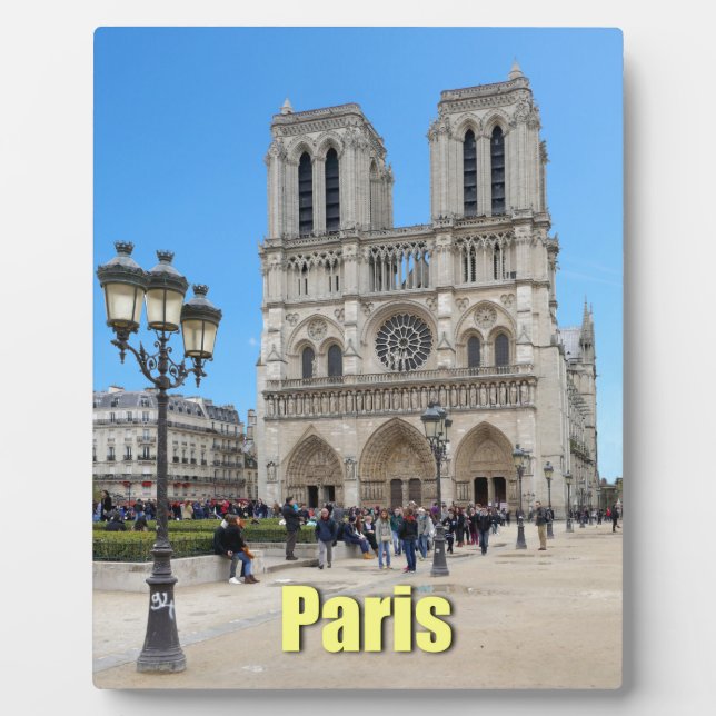 PARIS Notre Dame Plaque (Front)
