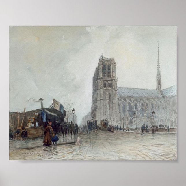 Paris - Notre-Dame Poster (Front)