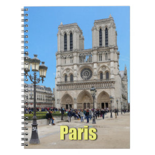 PARIS Notre Dame Spiral Notebook