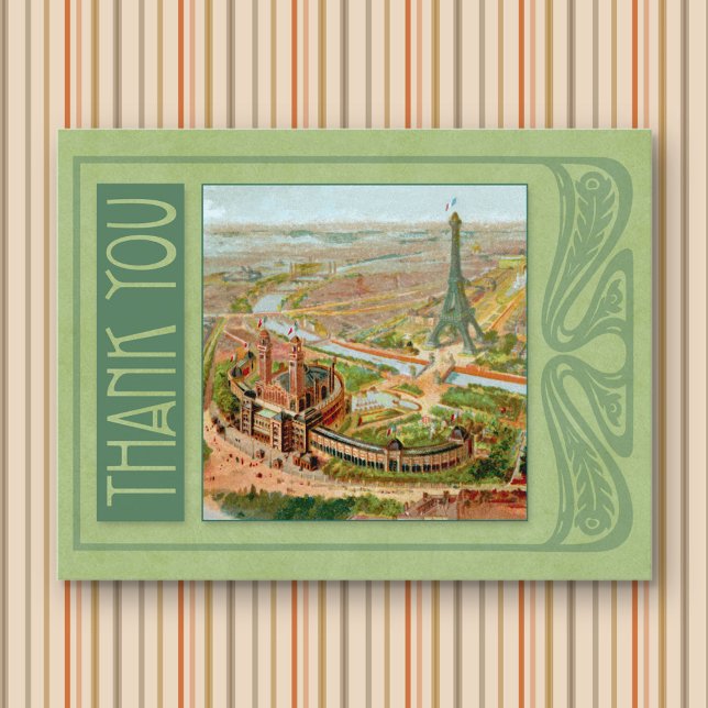 Paris Nouveau Thank You Postcard (Creator Uploaded)