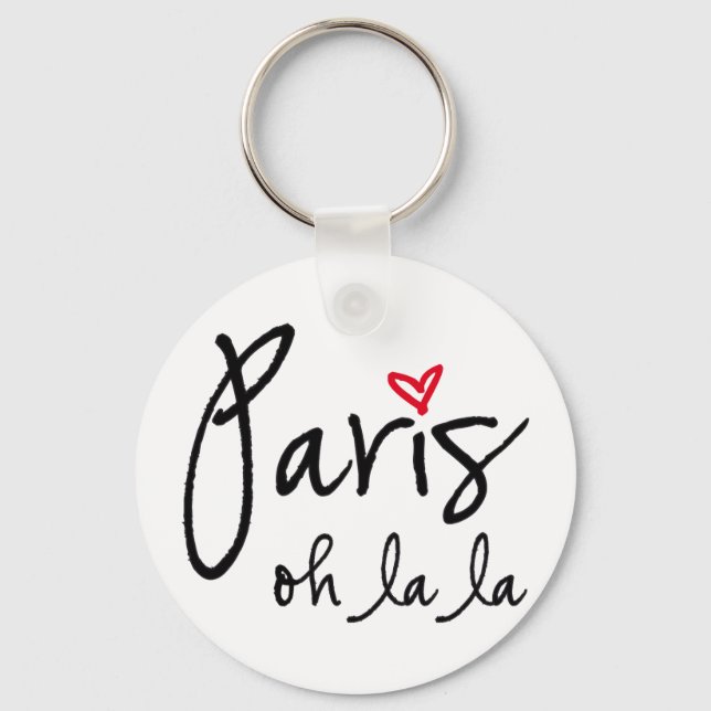 Paris oh la la key ring (Front)