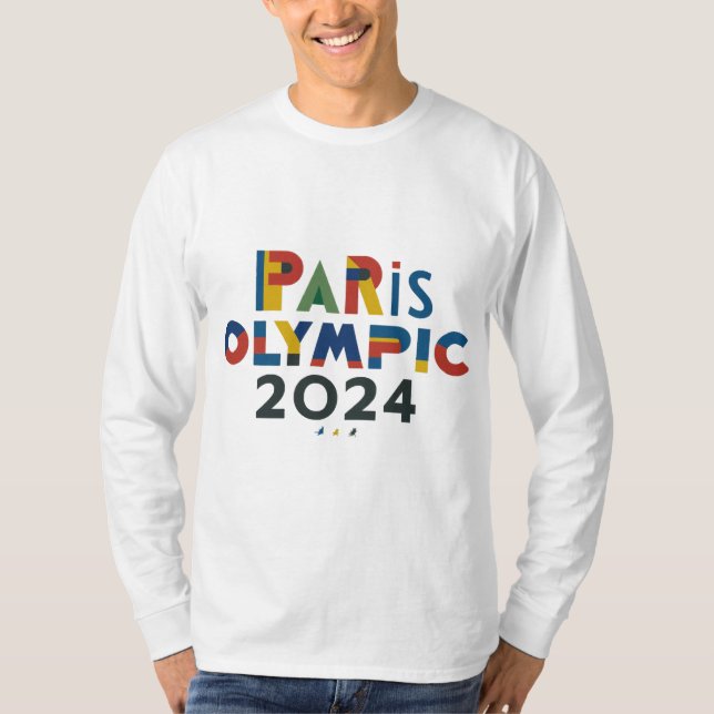 Paris Olympic 2024 design men's T-Shirt  (Front)