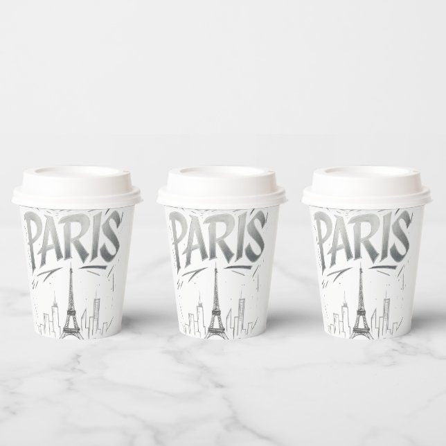 Paris On The Rocks Paper Cup (Multi)