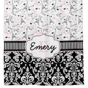 Paris Ooh La La Shower Curtain