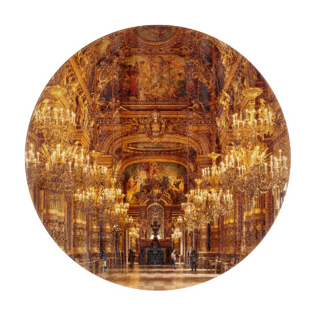 Paris Opera Garnier Interior View Cutting Board (Front)