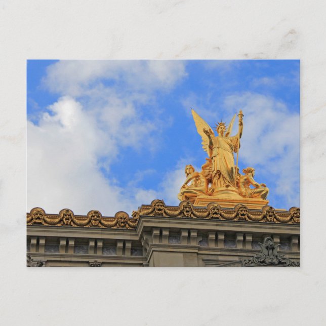 Paris opera house postcard (Front)