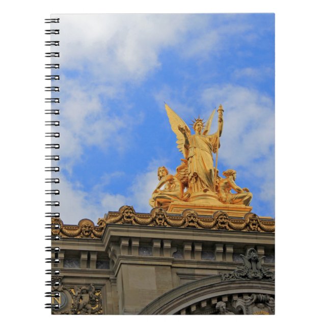 Paris opera house spiral notebook (Front)